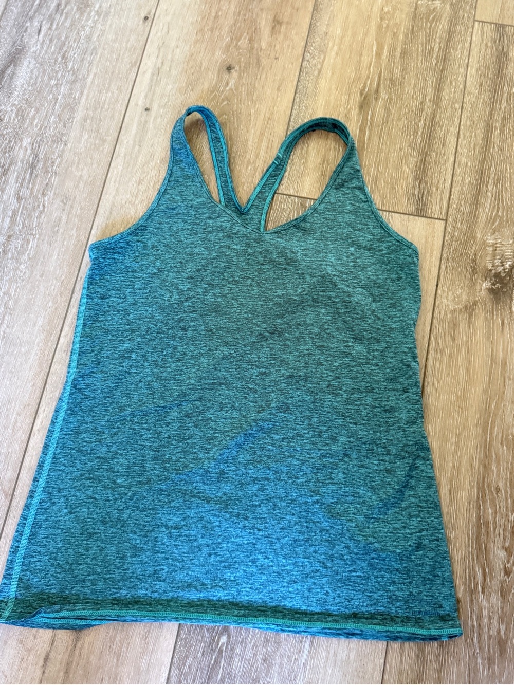 Patagonia Teal Heather Racerback Tank